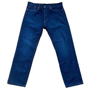 Levis 505 Mens Straight Leg Jeans W36 Classic Fit Blue Denim Made In Mexico